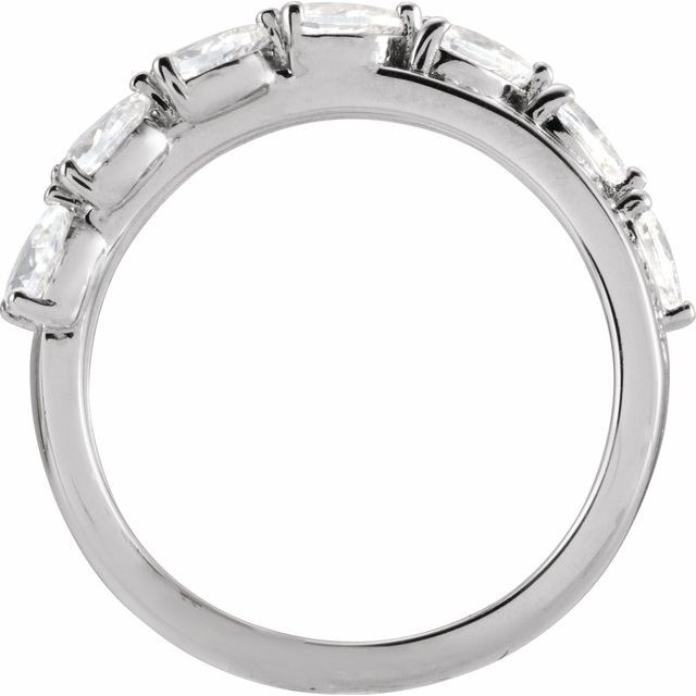 14K White 1 1/8 CTW  Lab-Grown Diamond Ring