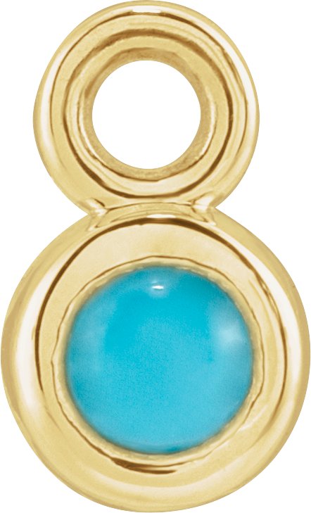 Bezel-Set Cabochon Dangle