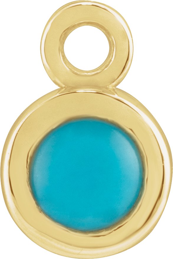 Bezel-Set Cabochon Dangle