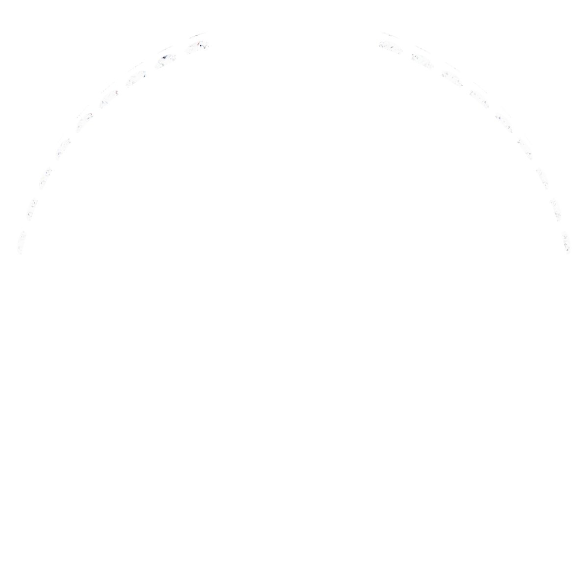 Alternative view of 1/2 CTW Natural Diamond Band – 14K White Gold