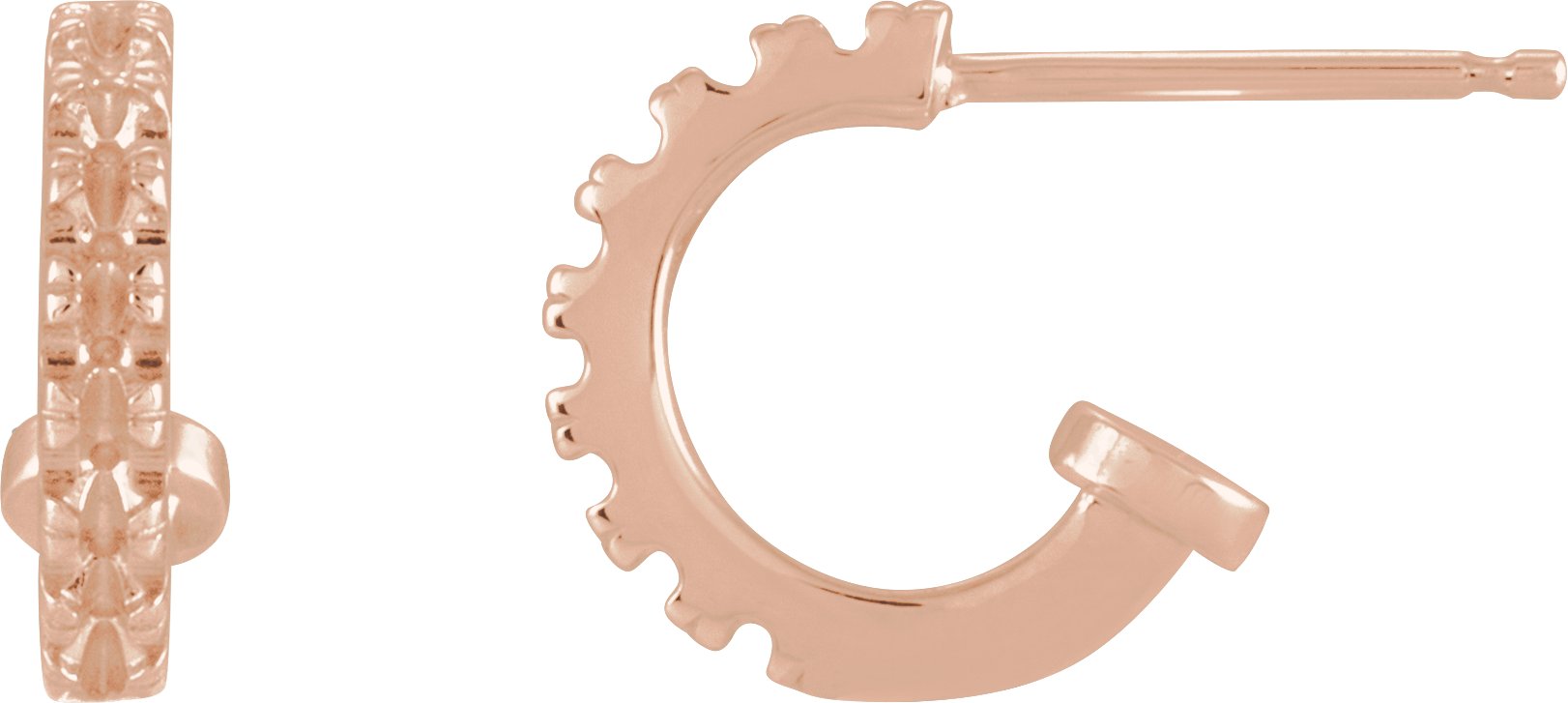 Accented Hoop Earring Top