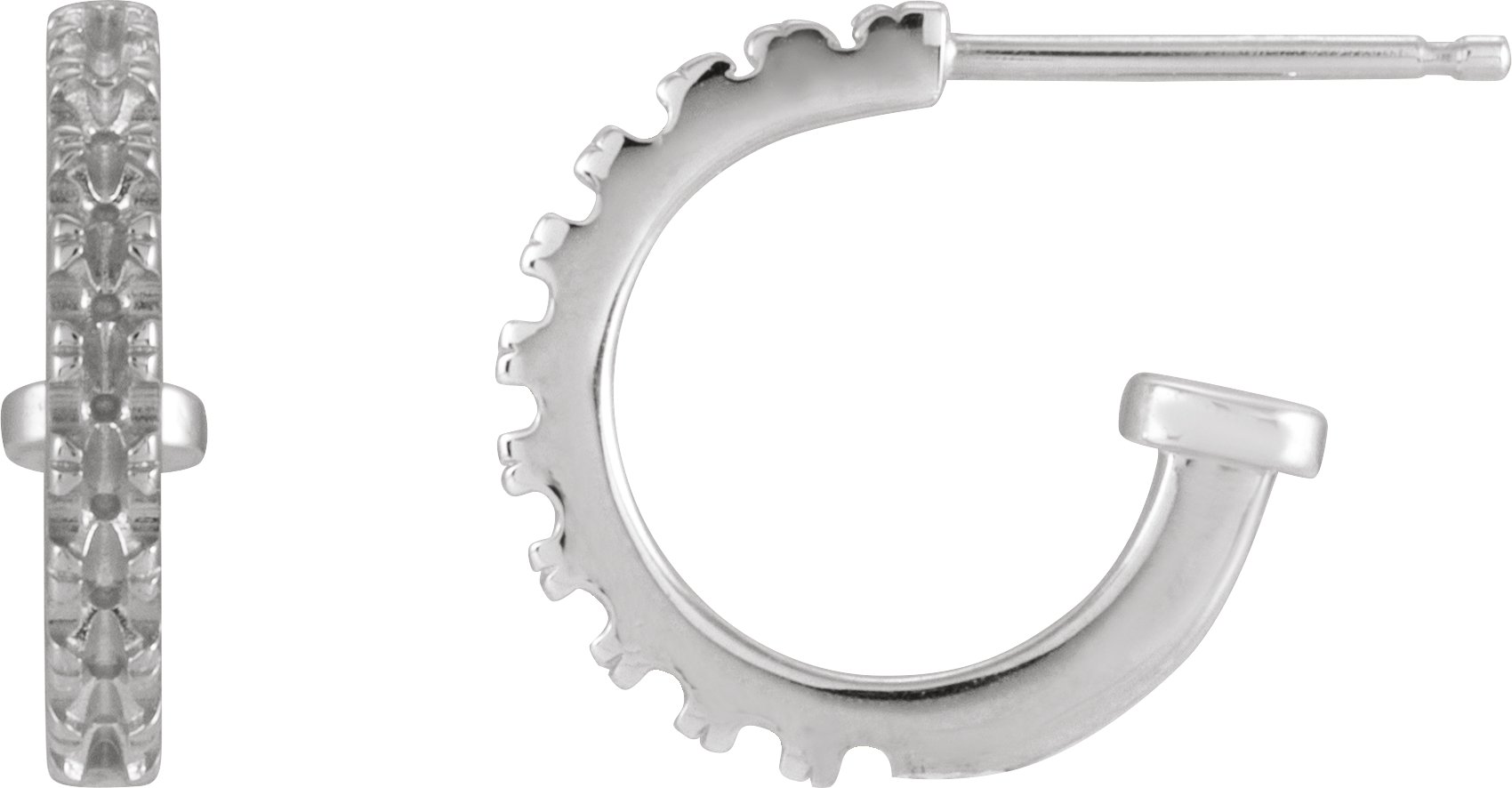 Accented Hoop Earring Top