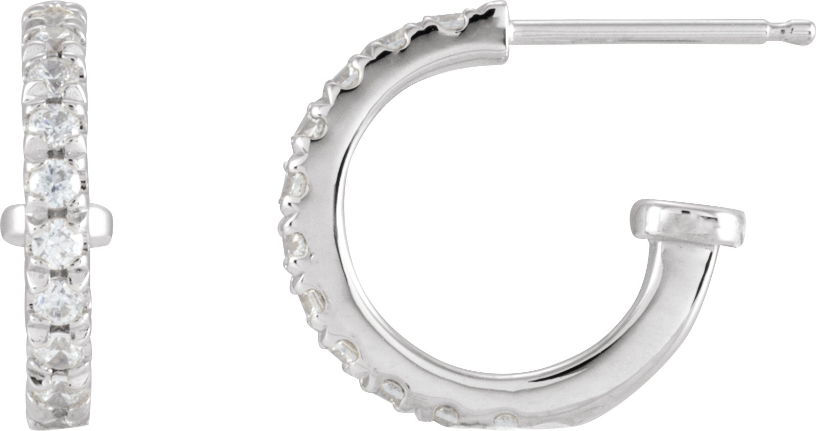 Accented Hoop Earring Top