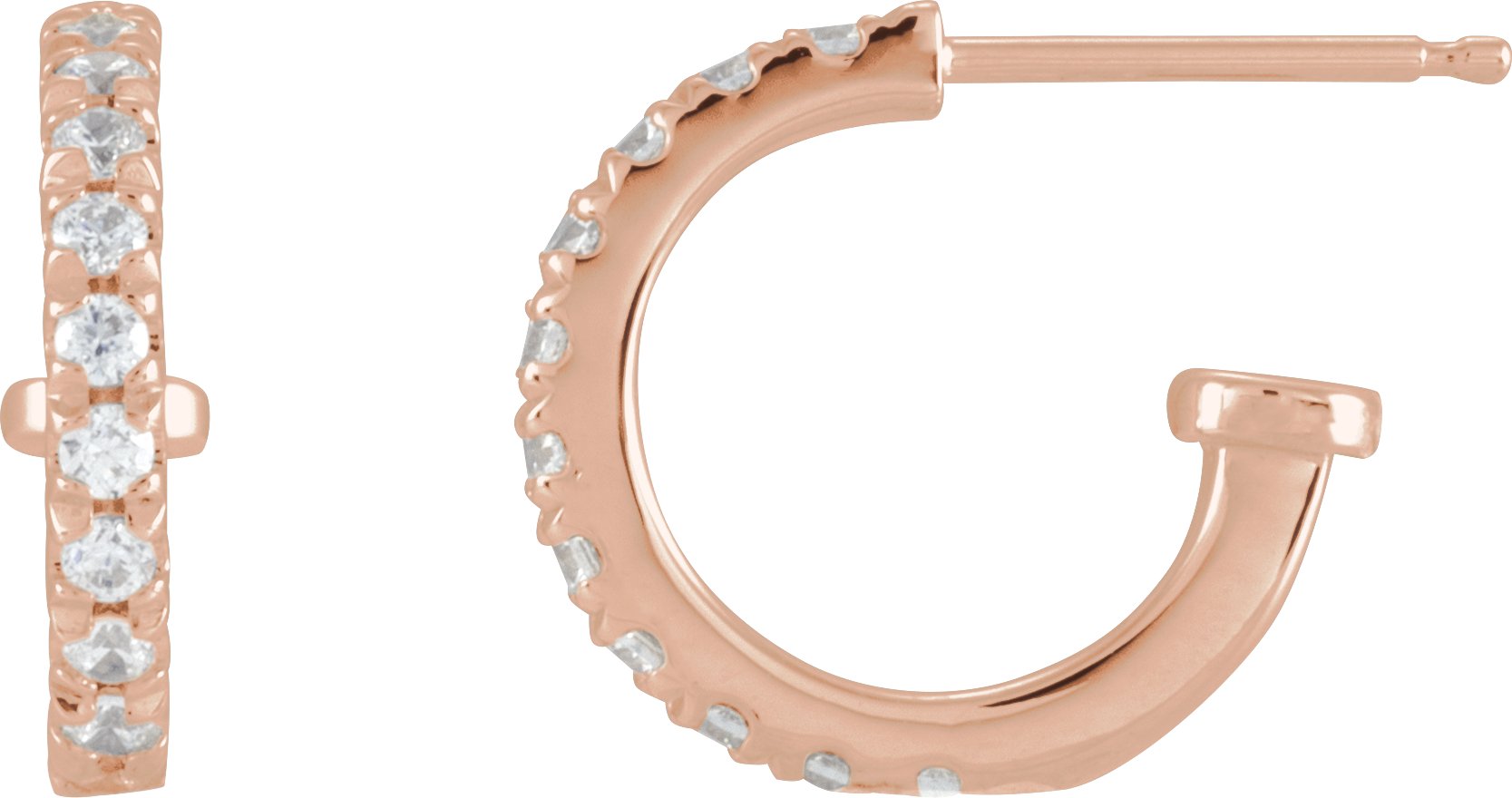 Accented Hoop Earring Top