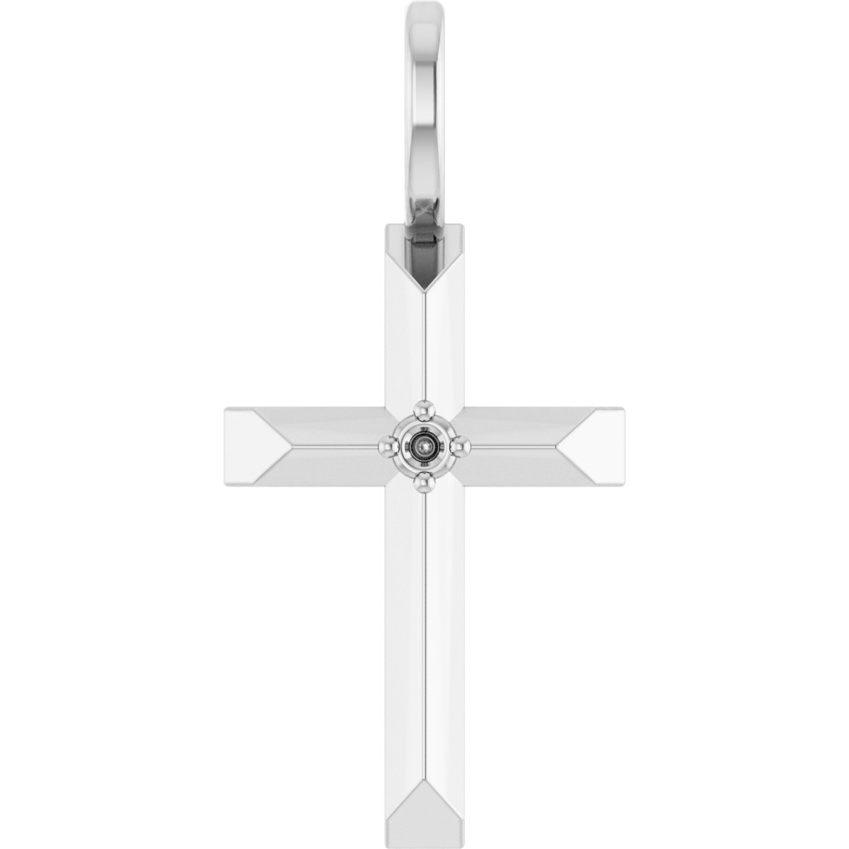 Accented Cross Necklace or Charm/Pendant