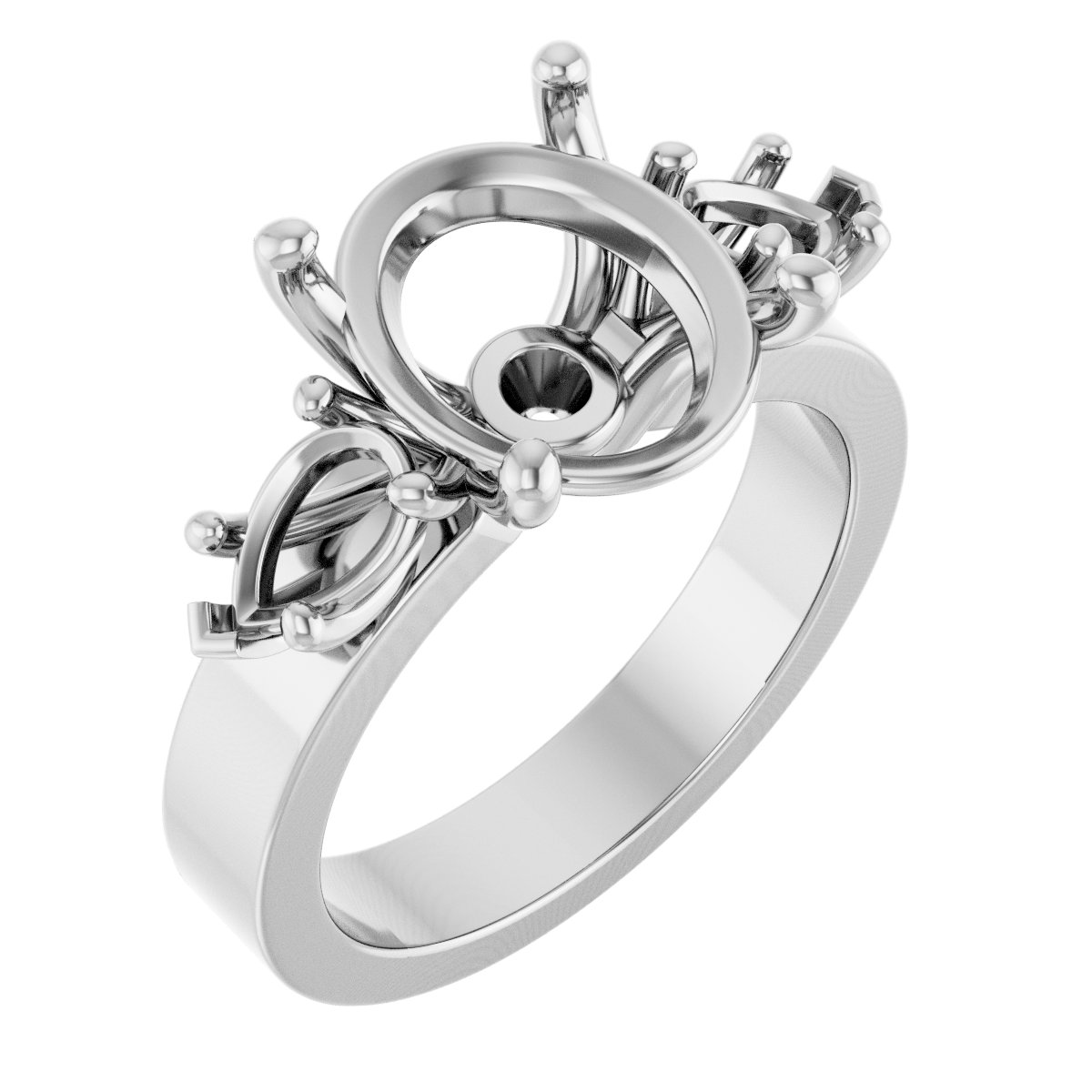 Three-Stone Engagement Ring