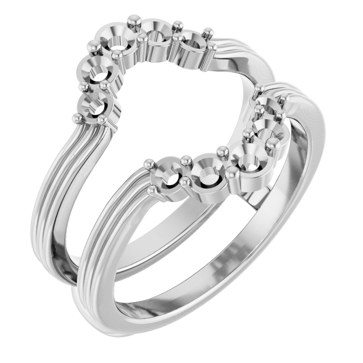 Grooved Accented Ring Guard