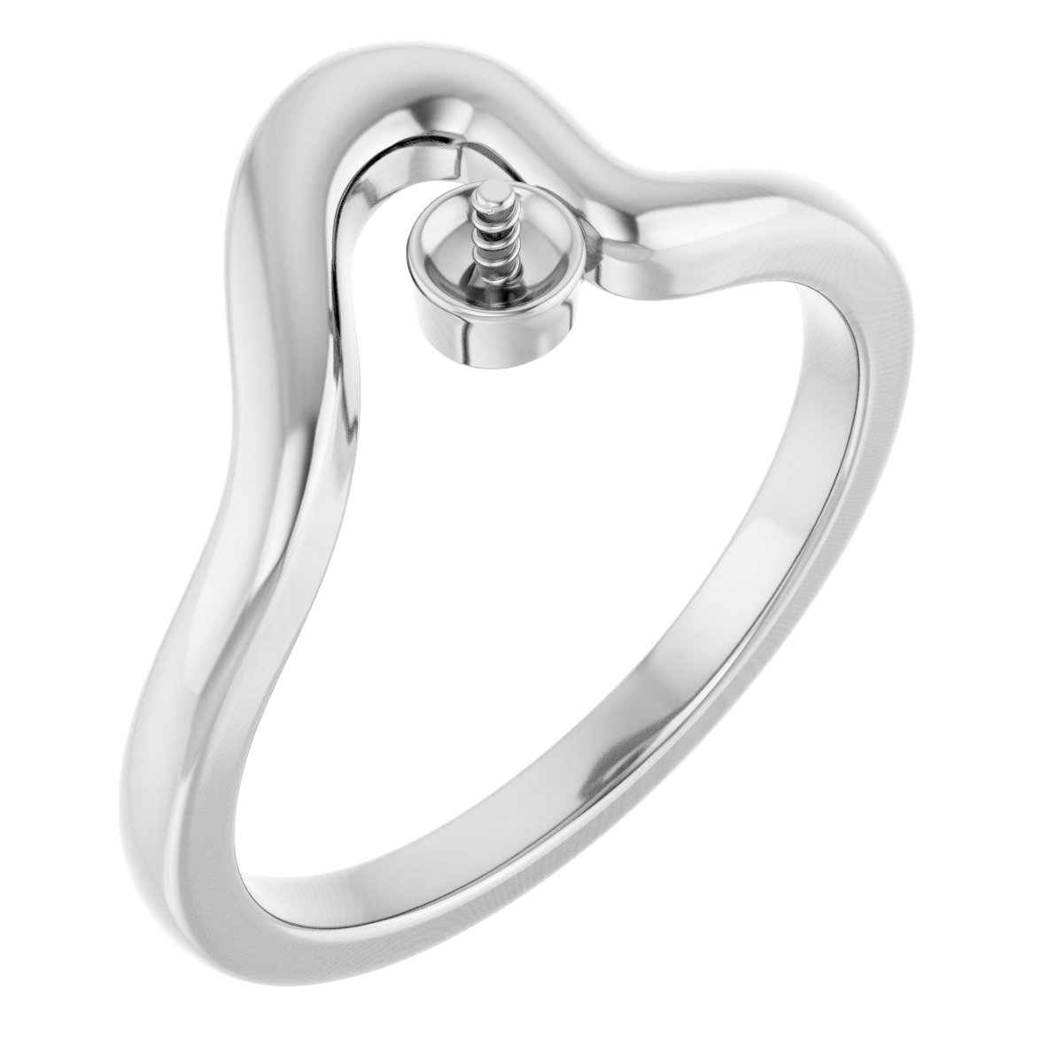 Freeform Pearl Ring