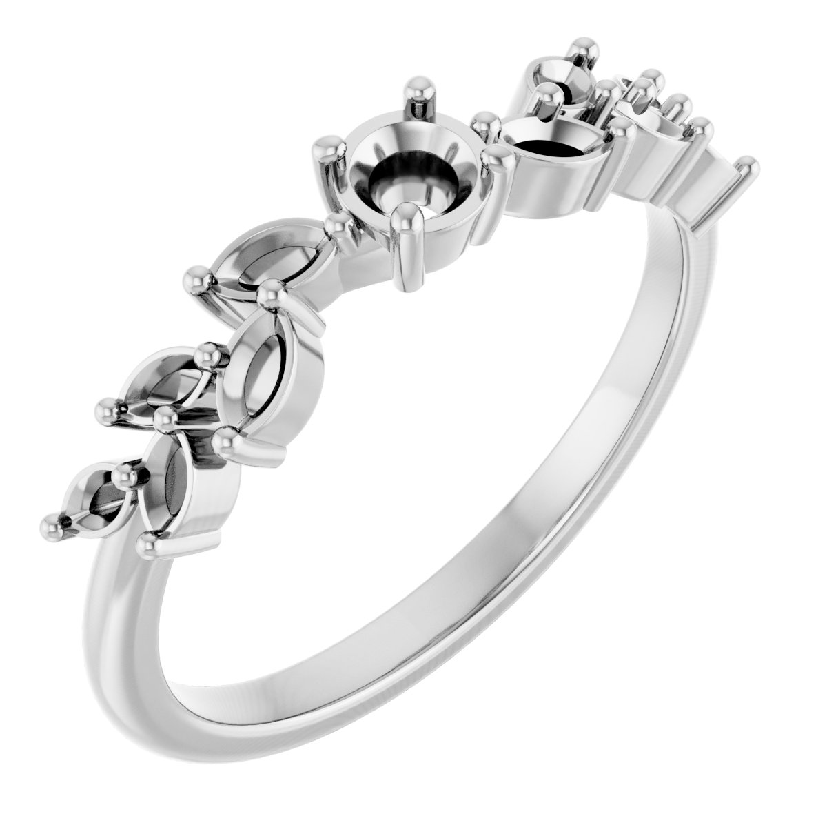 Accented Floral Ring