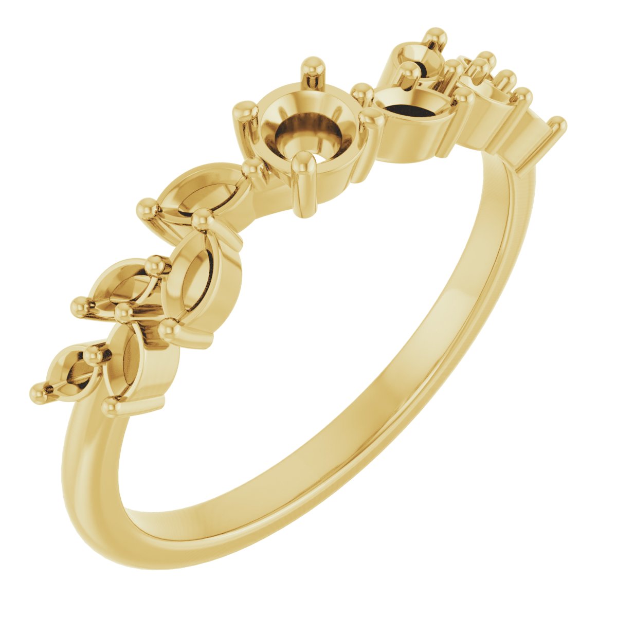 Accented Floral Ring