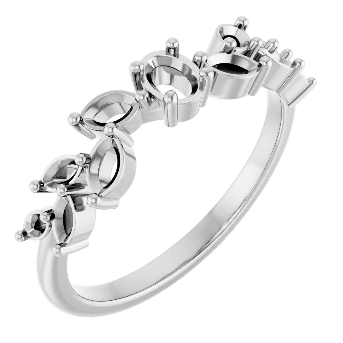 Accented Floral Ring