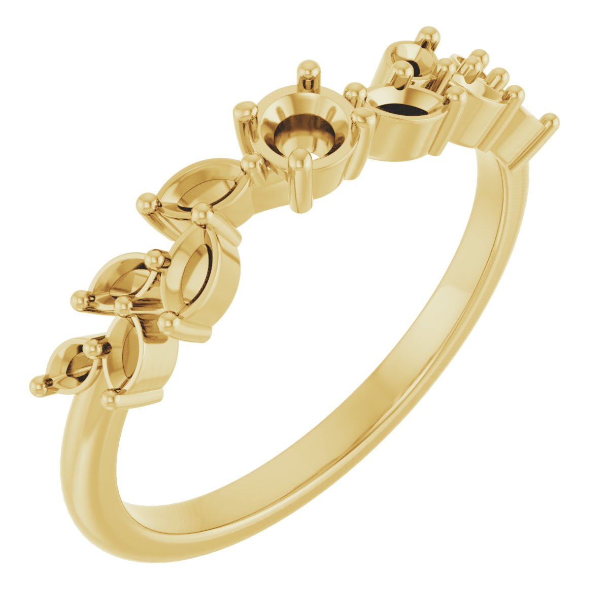 Accented Floral Ring