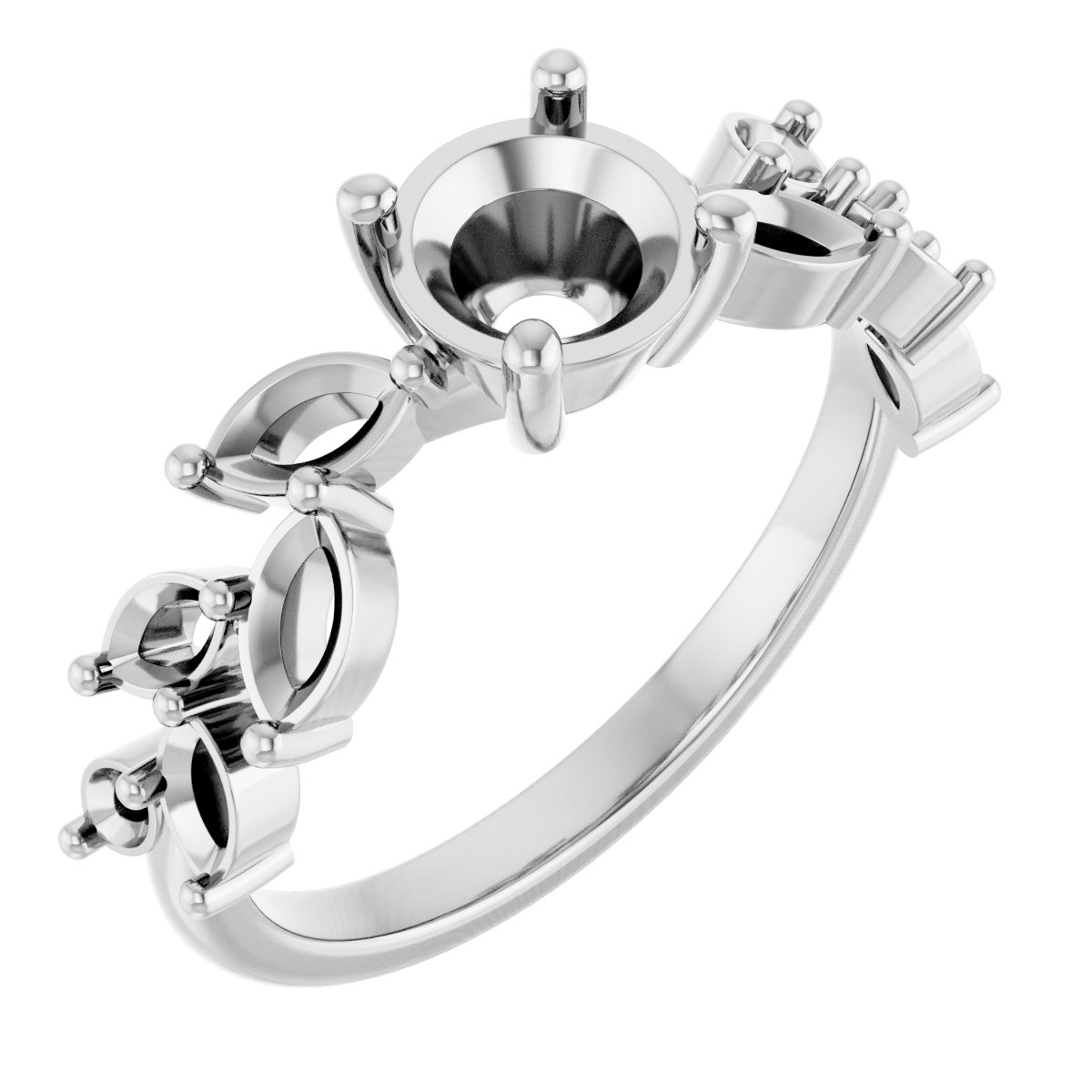 Accented Floral Ring