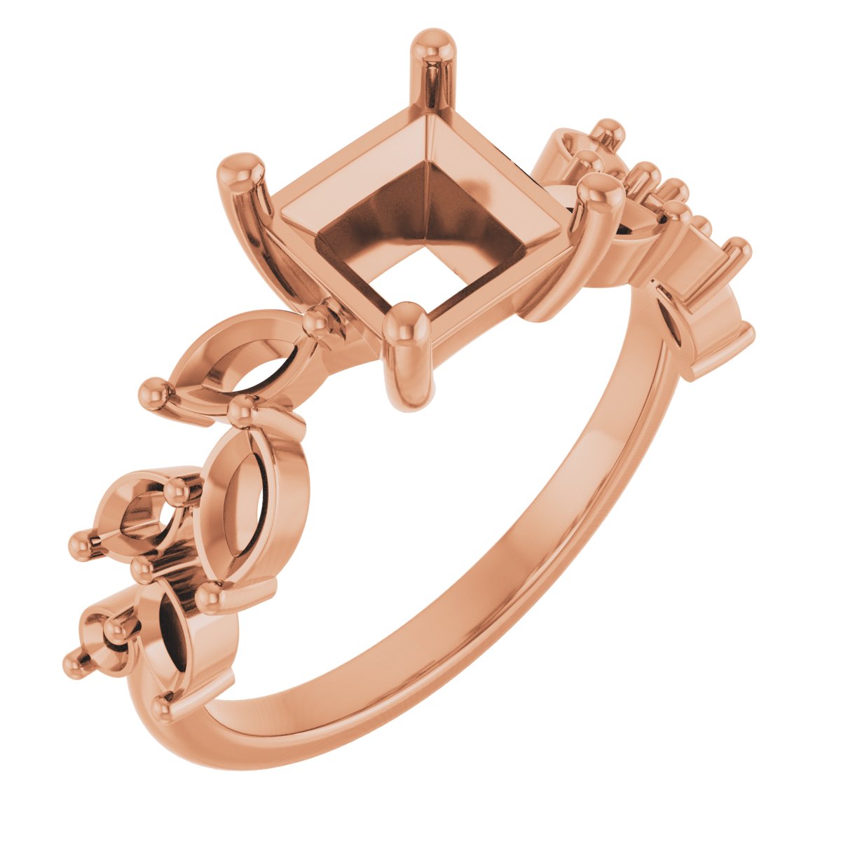 Accented Floral Ring