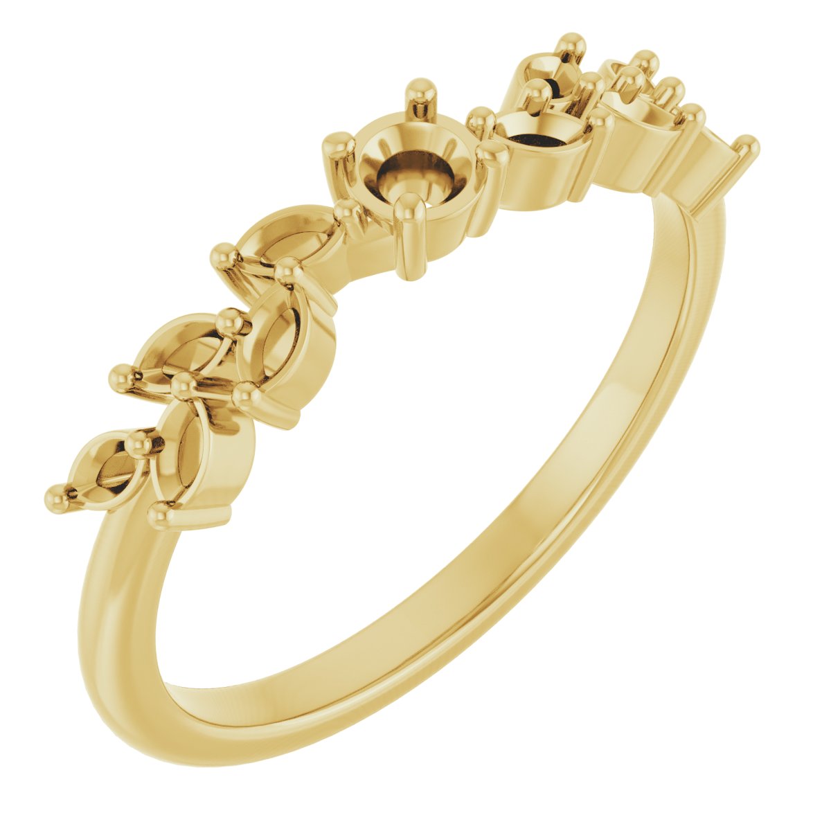 Accented Floral Ring