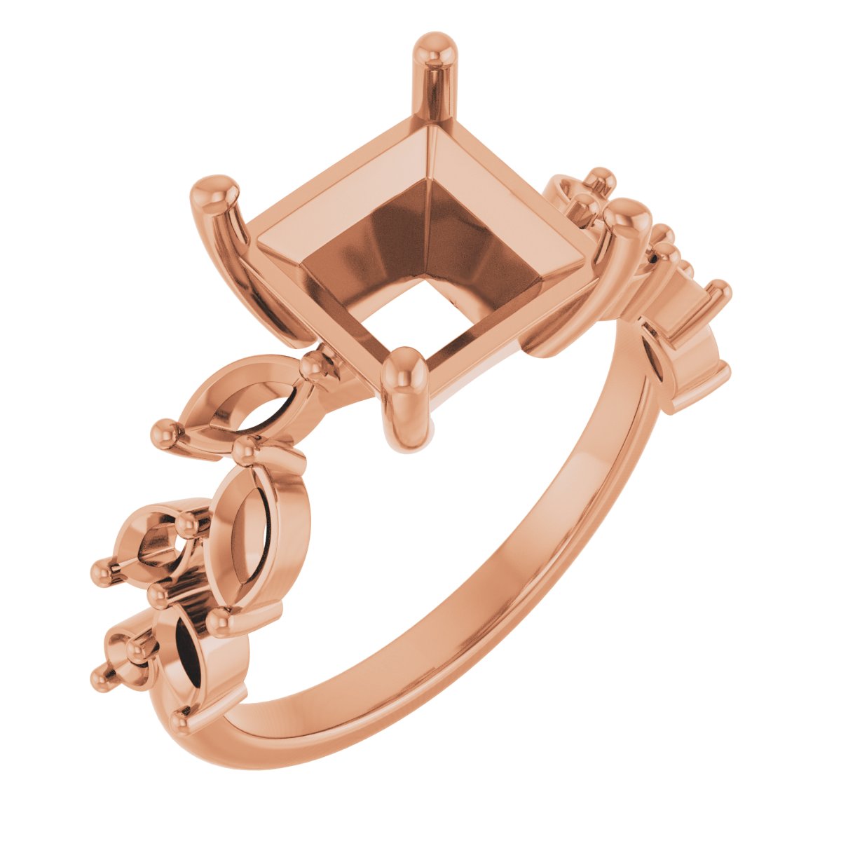 Accented Floral Ring