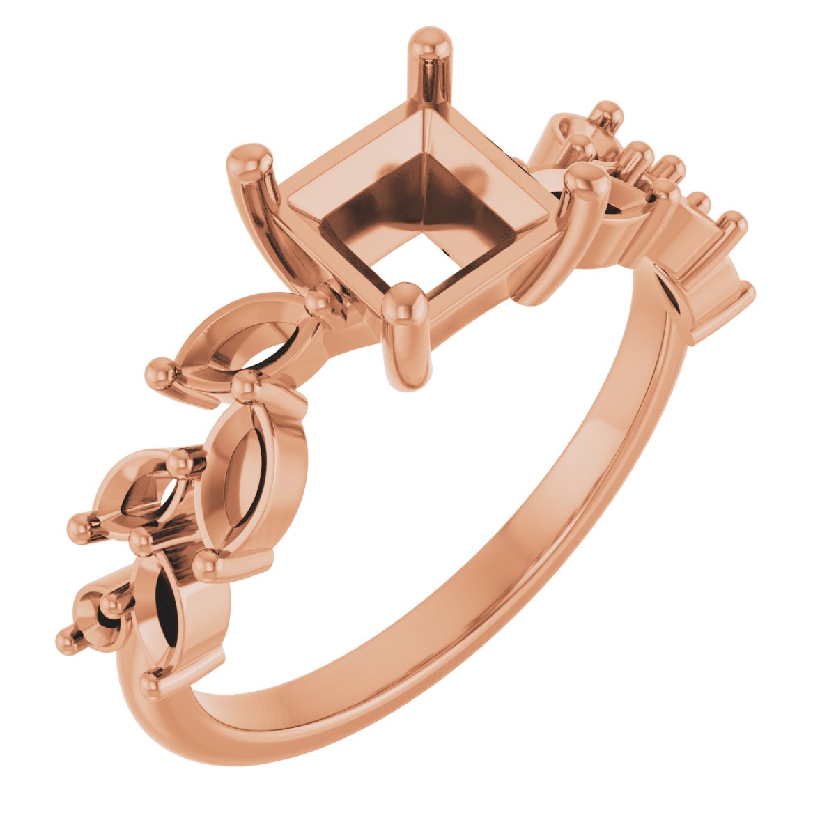 Accented Floral Ring
