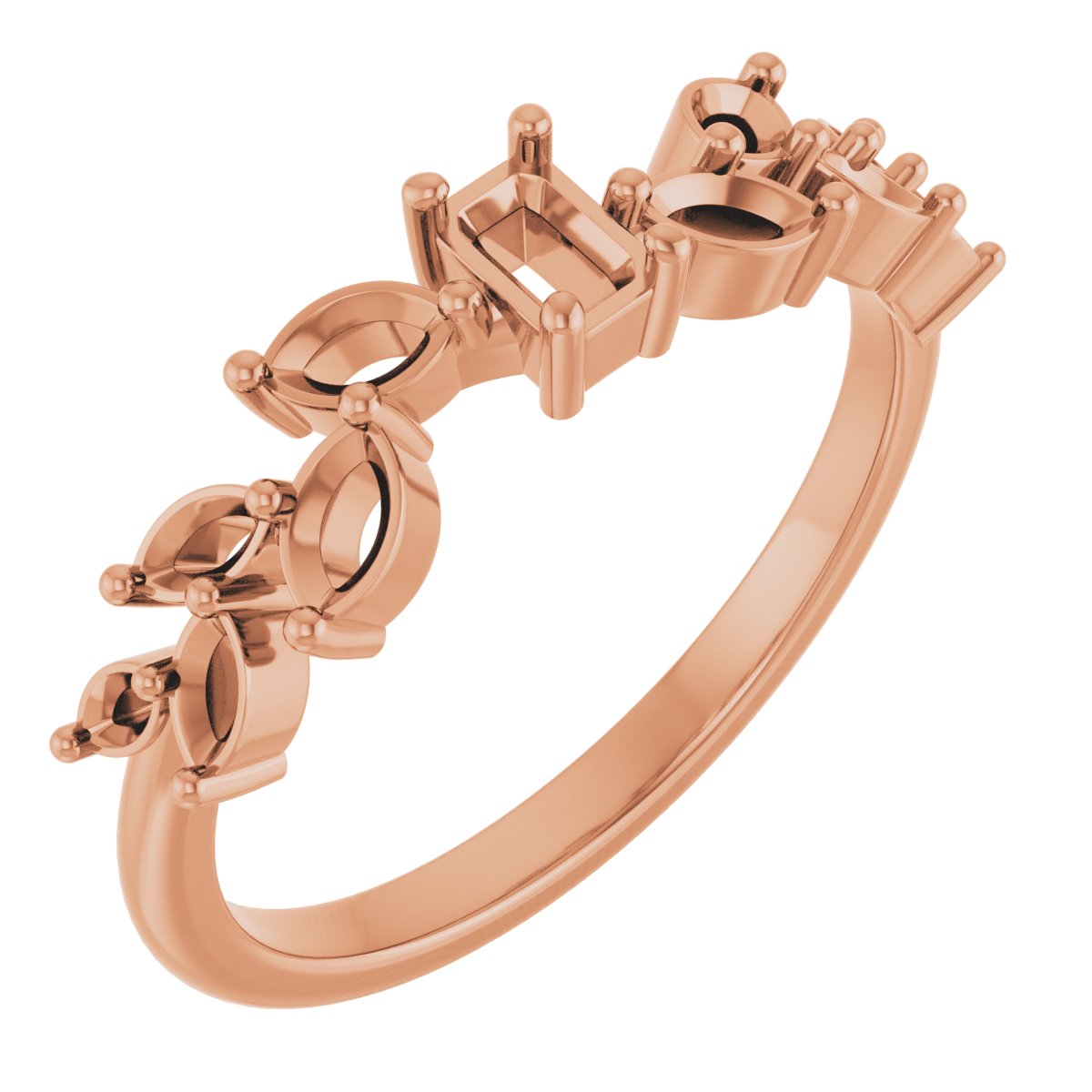 Accented Floral Ring
