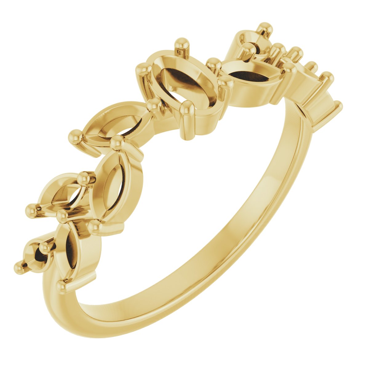 Accented Floral Ring