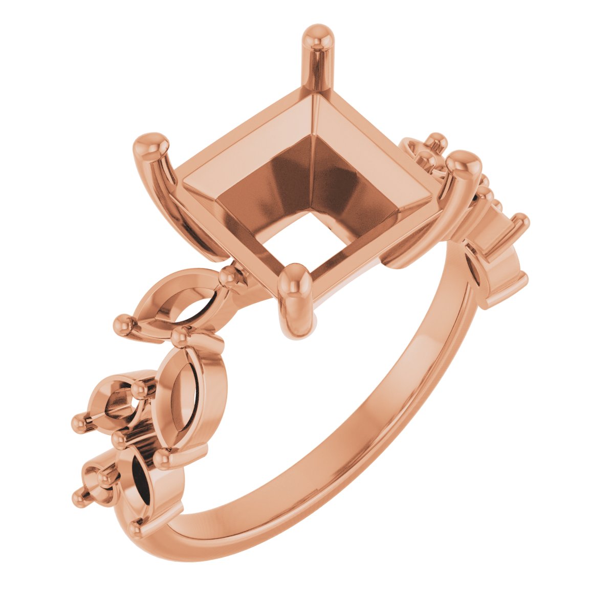 Accented Floral Ring