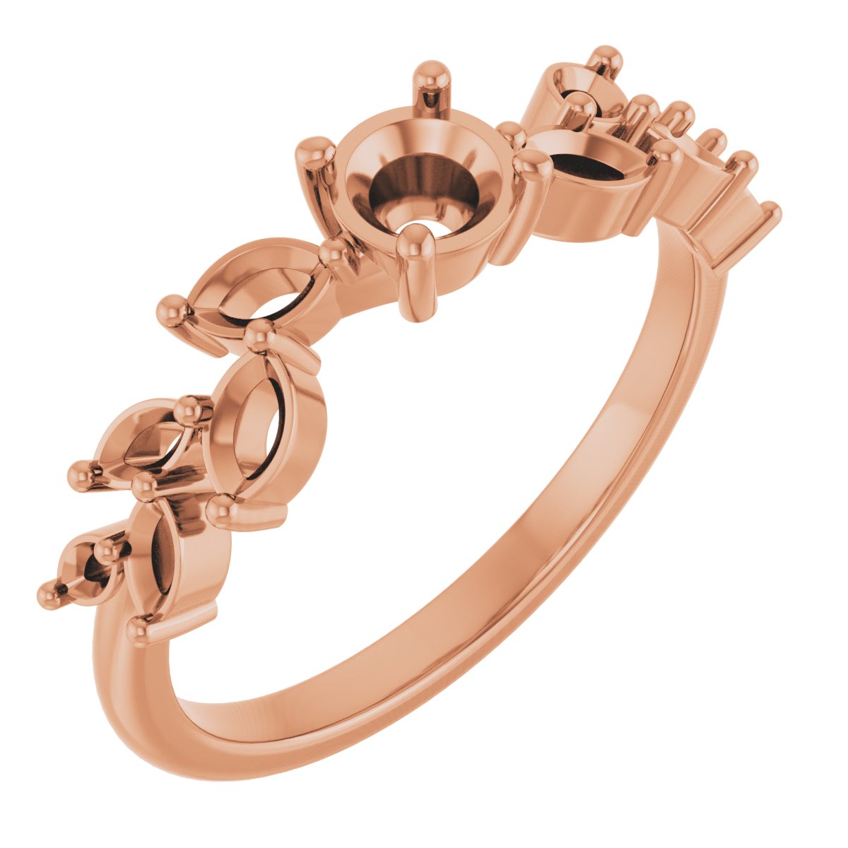 Accented Floral Ring