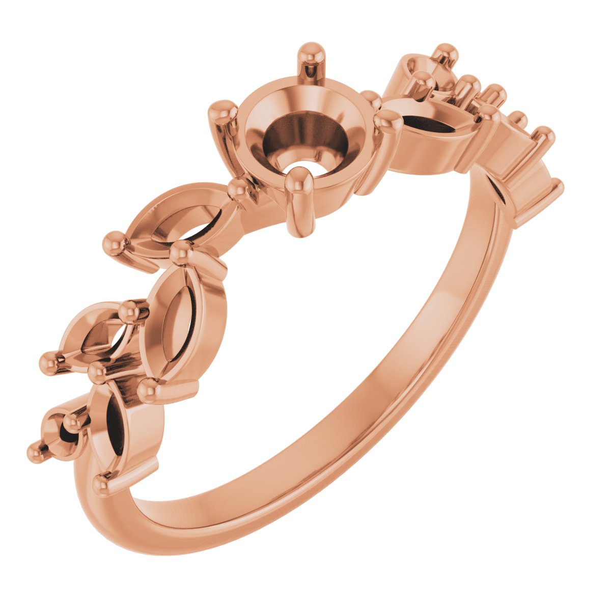 Accented Floral Ring