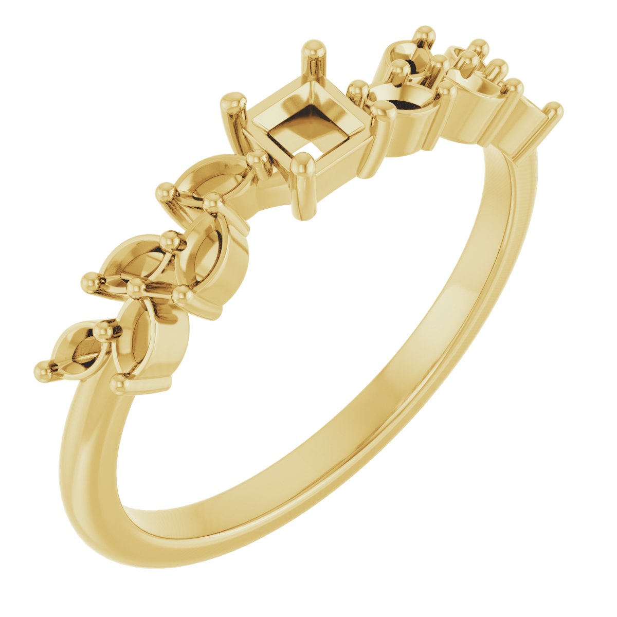 Accented Floral Ring