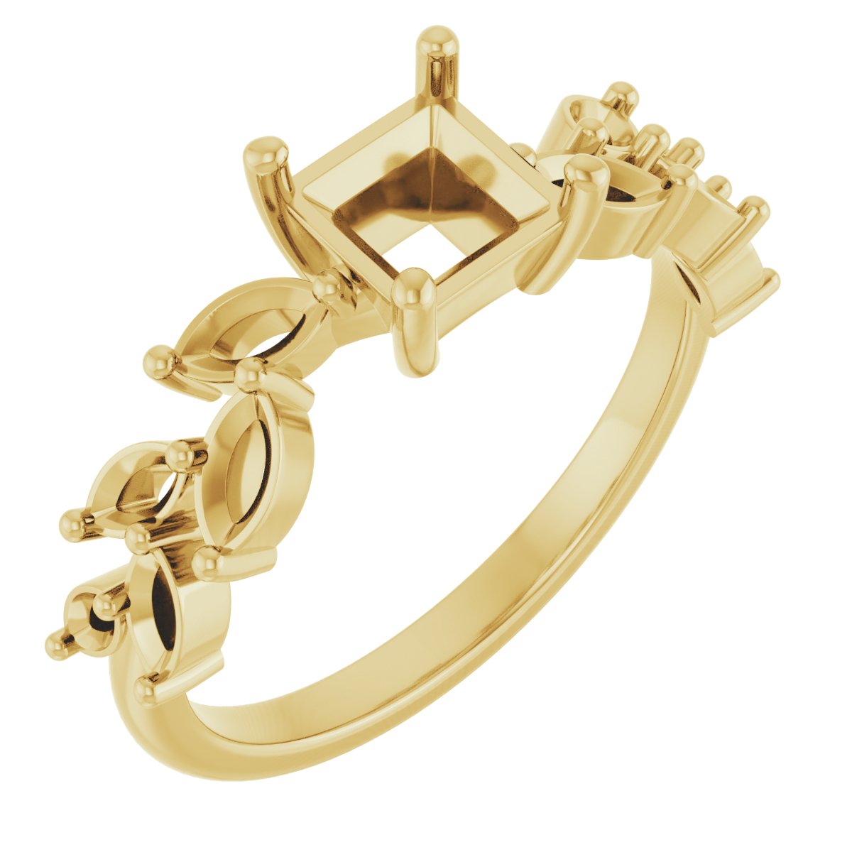 Accented Floral Ring