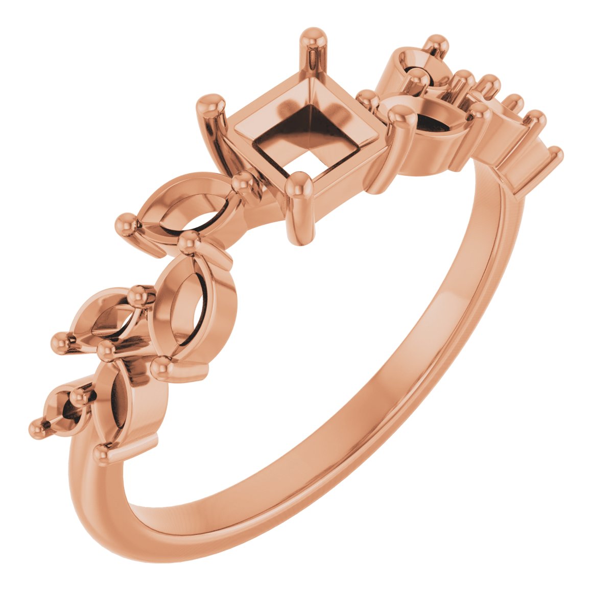 Accented Floral Ring