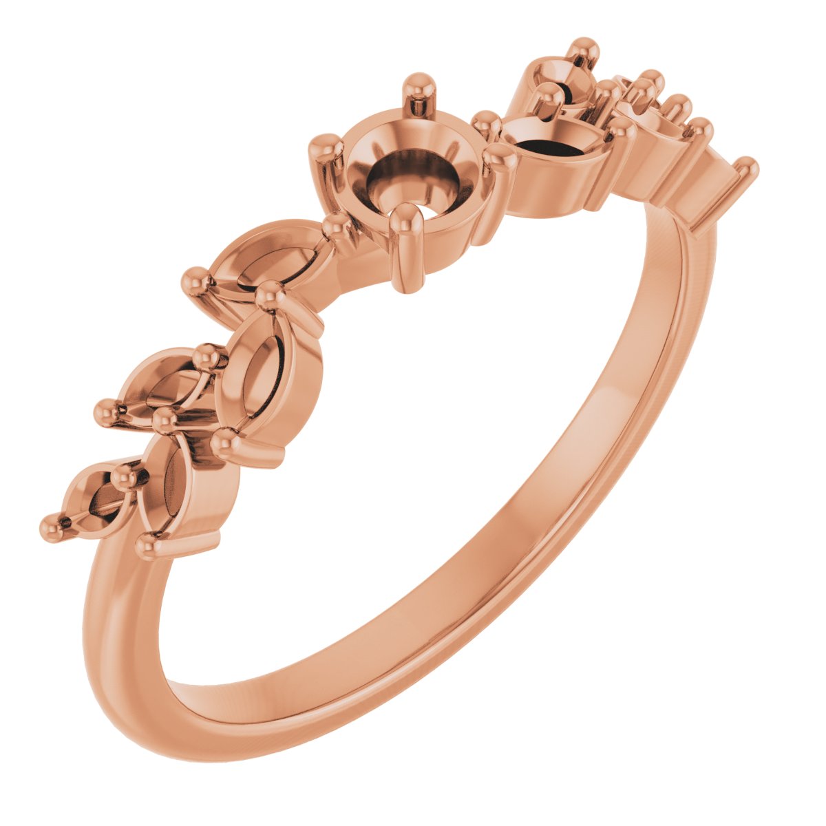Accented Floral Ring