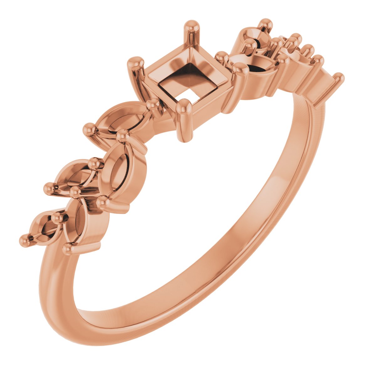 Accented Floral Ring