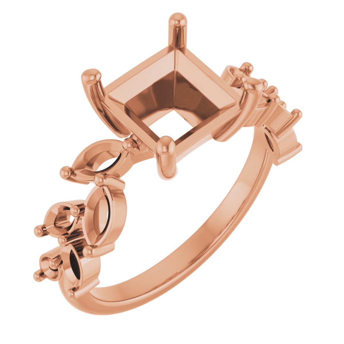 Accented Floral Ring