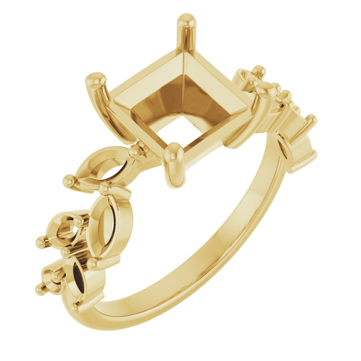 Accented Floral Ring