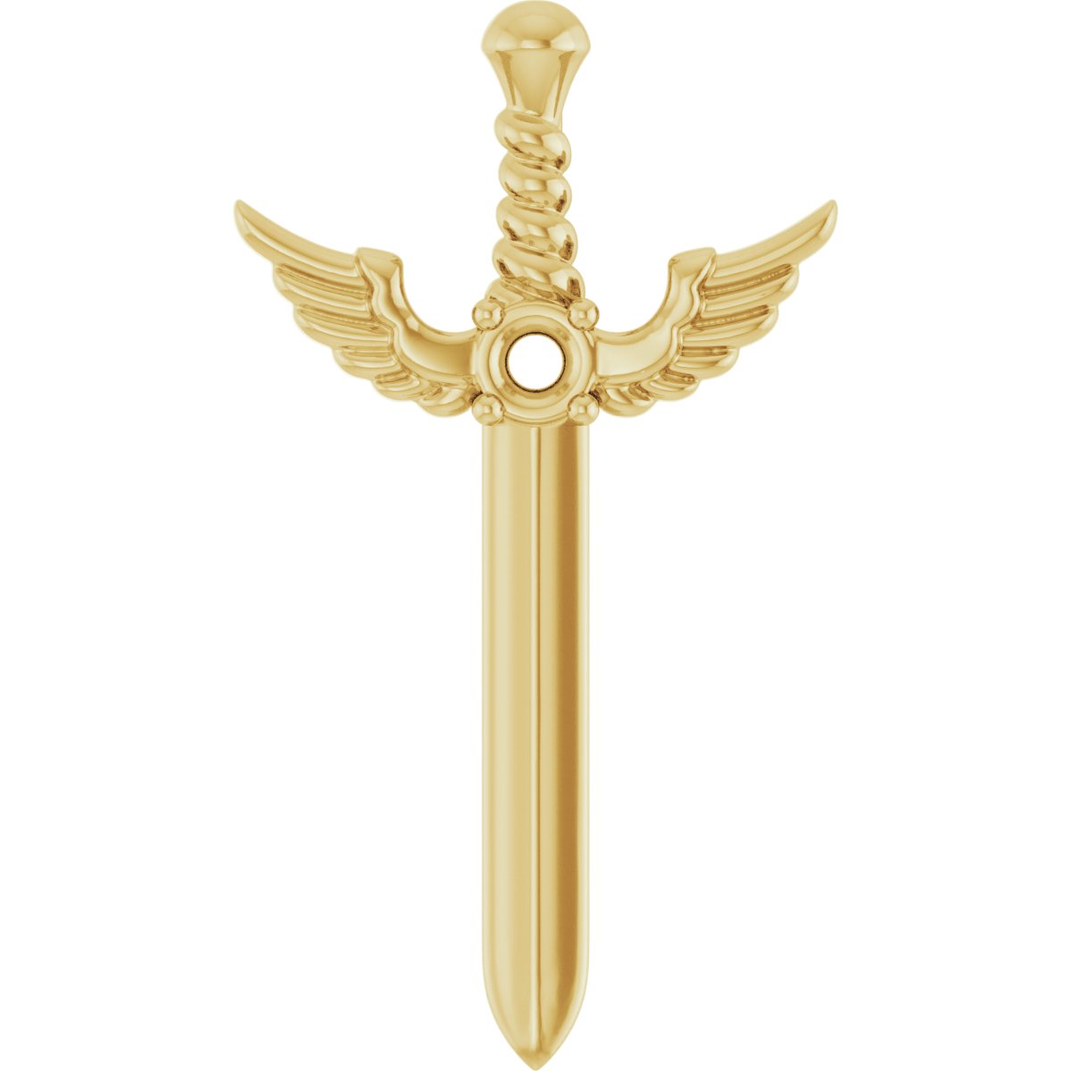 Accented Dagger Necklace or Pendant