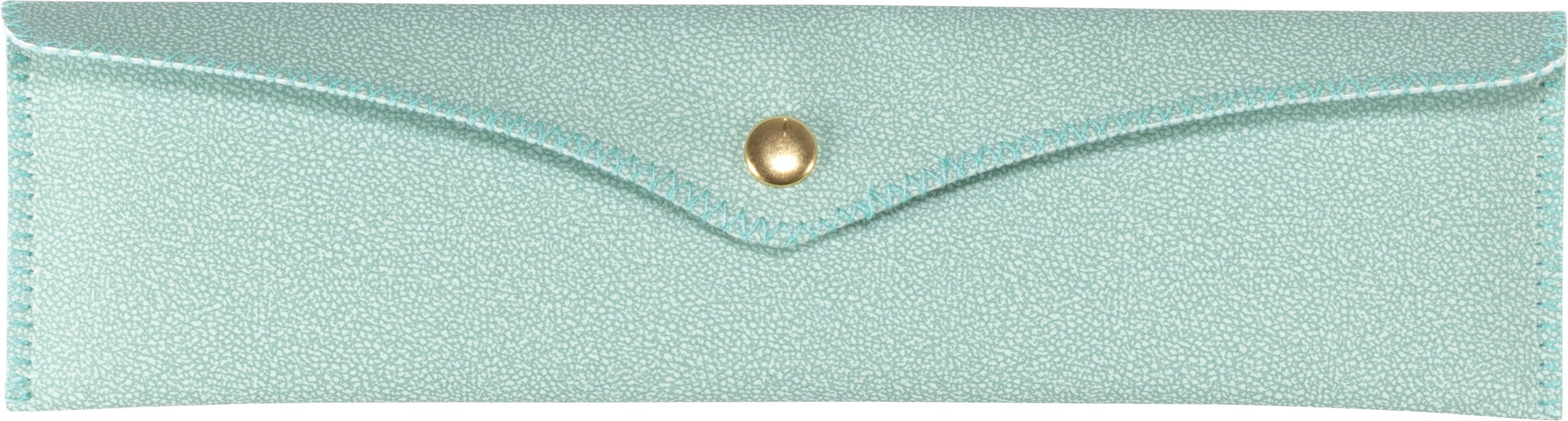 Leatherette Snap Closure Pouch with Insert