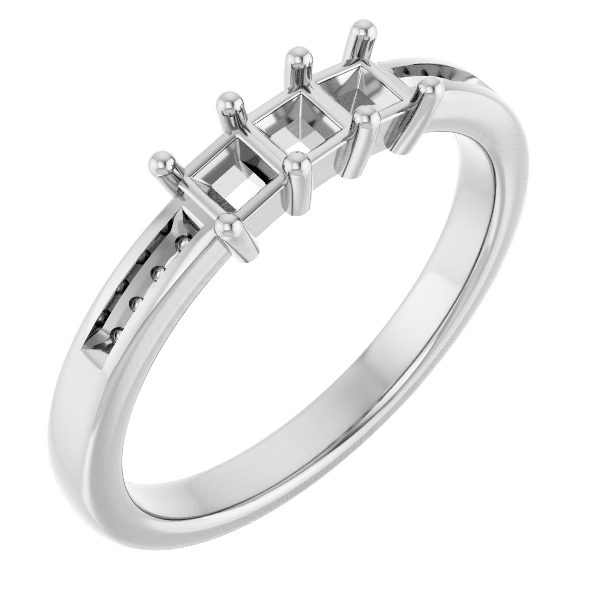 Three-Stone Anniversary Band