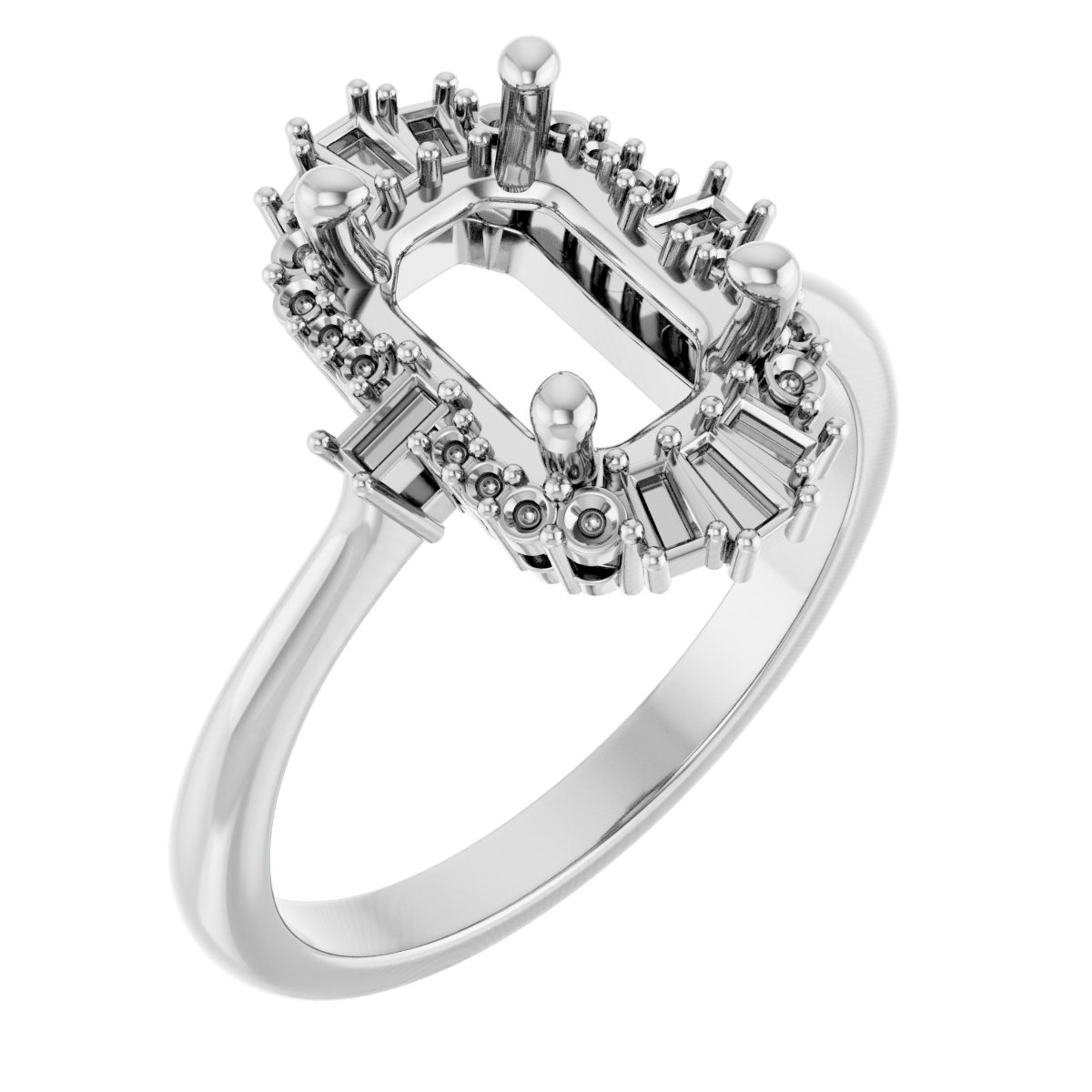 Halo-Style Engagement Ring or Band