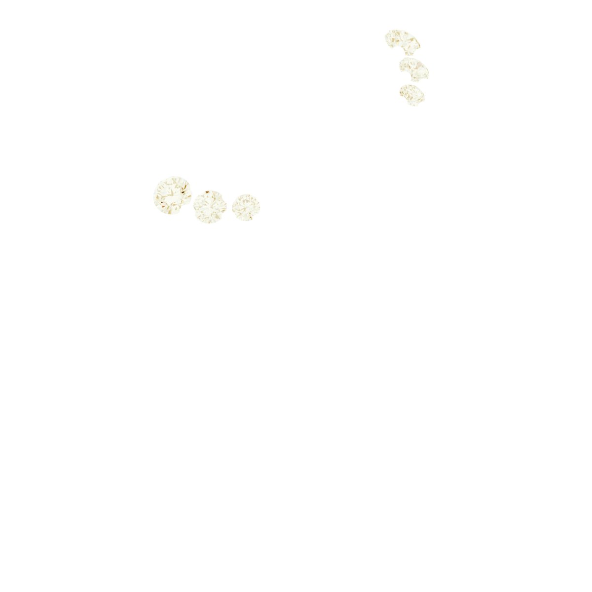 14K Yellow Gold .03 CTW Natural Diamond Matching Band