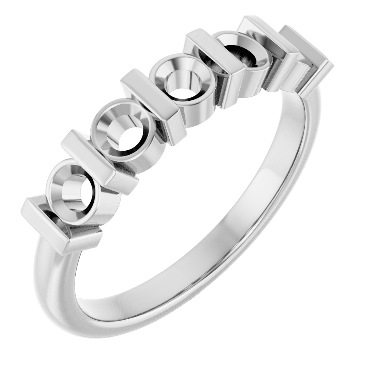 Five-Stone Anniversary Band