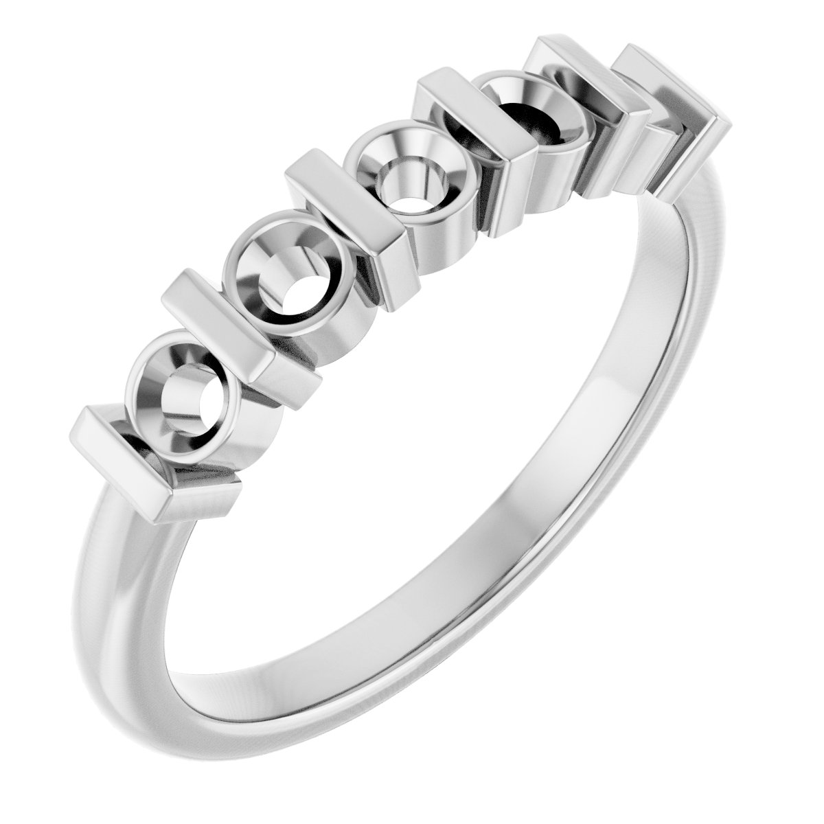 Five-Stone Anniversary Band
