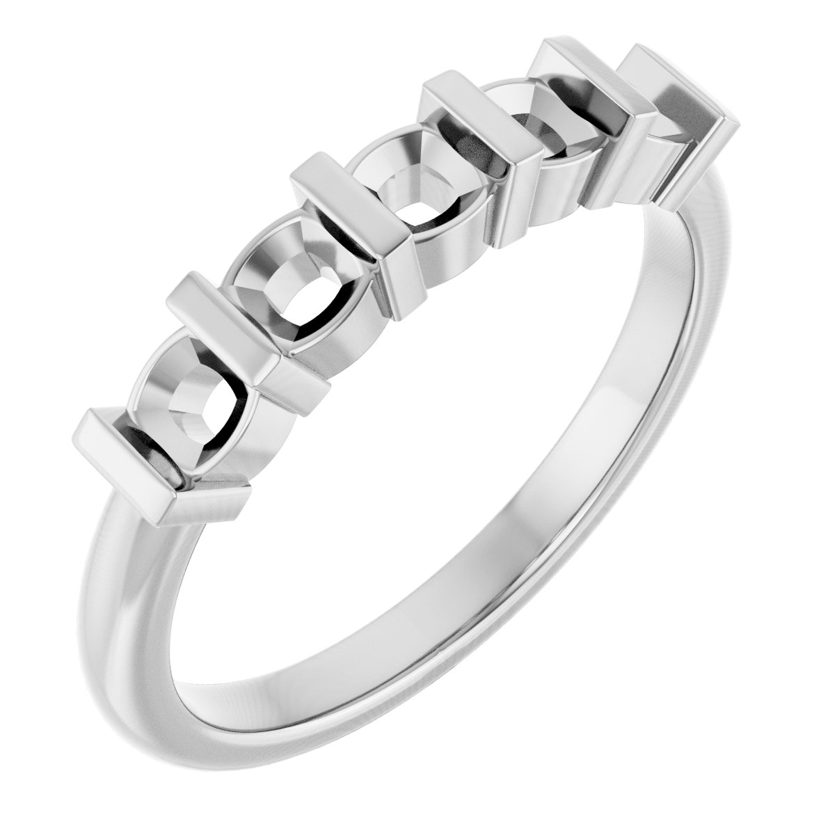 Five-Stone Anniversary Band