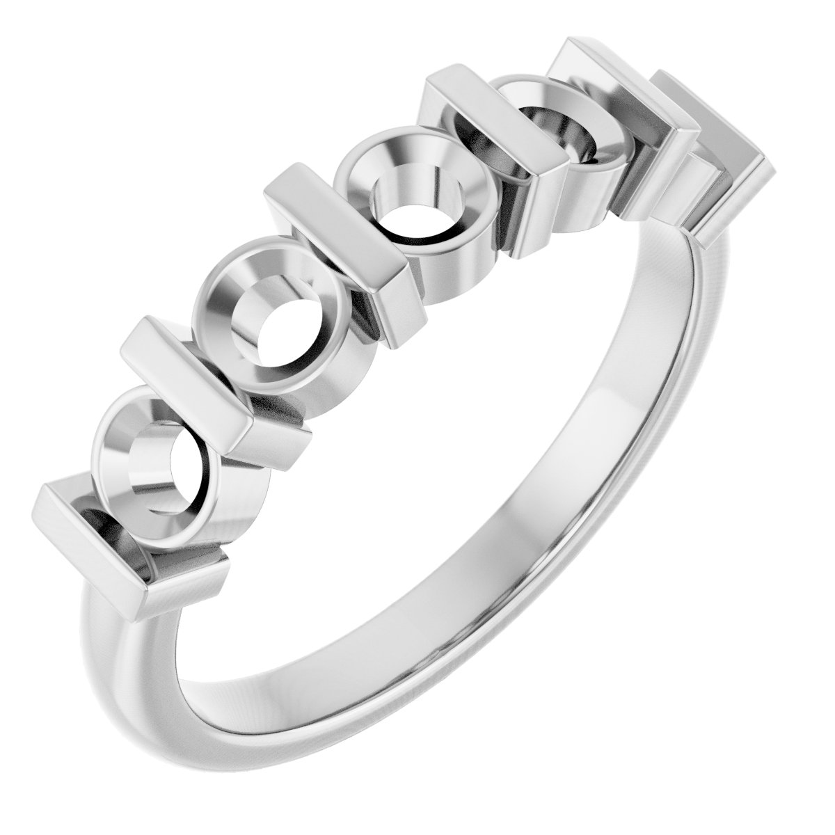 Five-Stone Anniversary Band