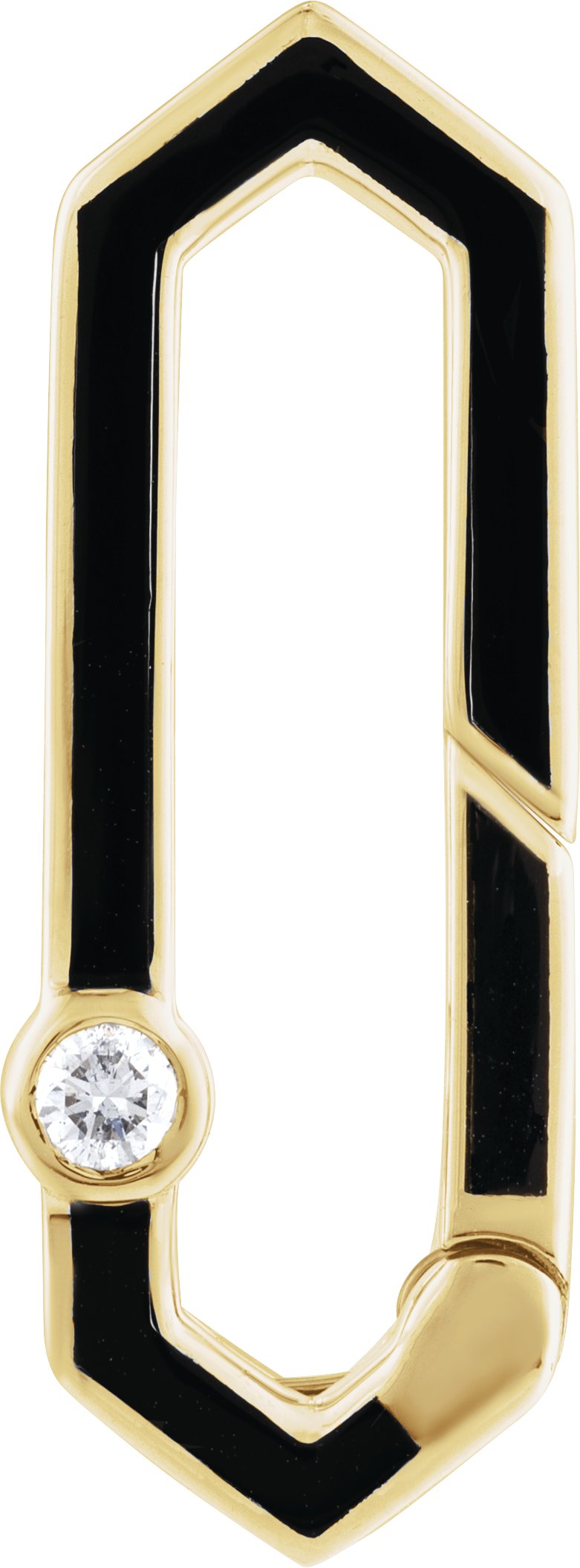Accented Enamel Charm Bail