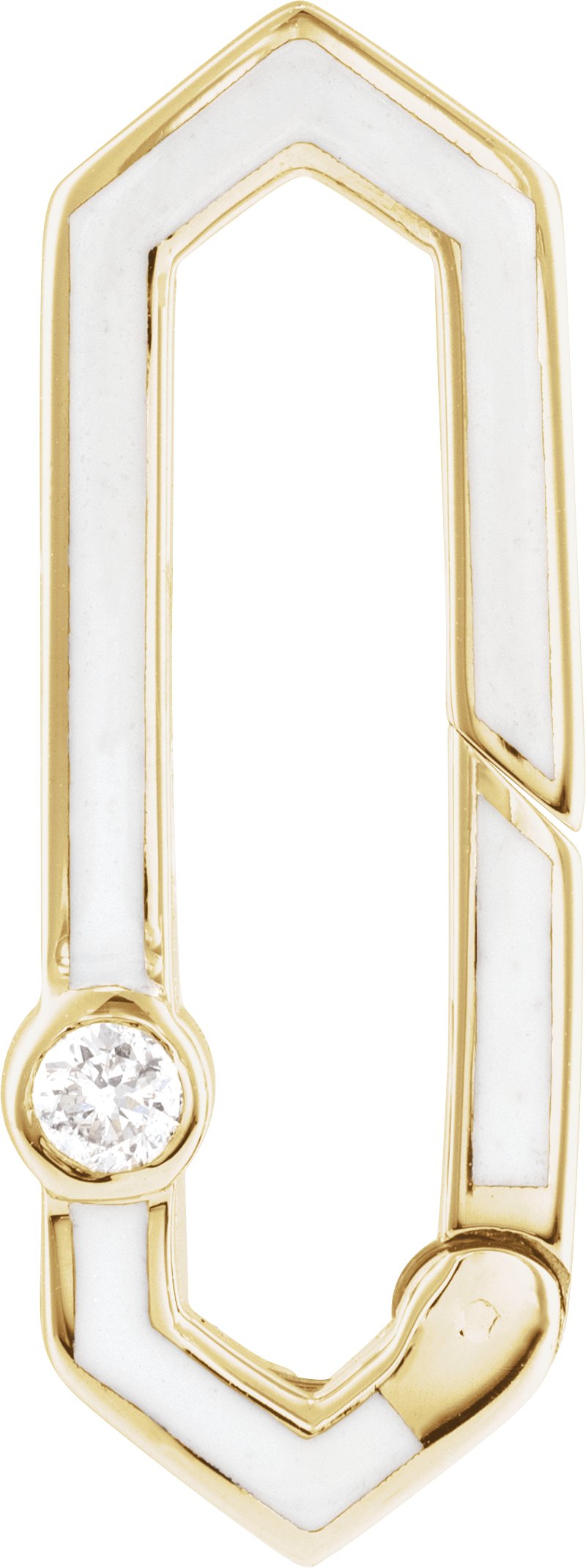 Accented Enamel Charm Bail