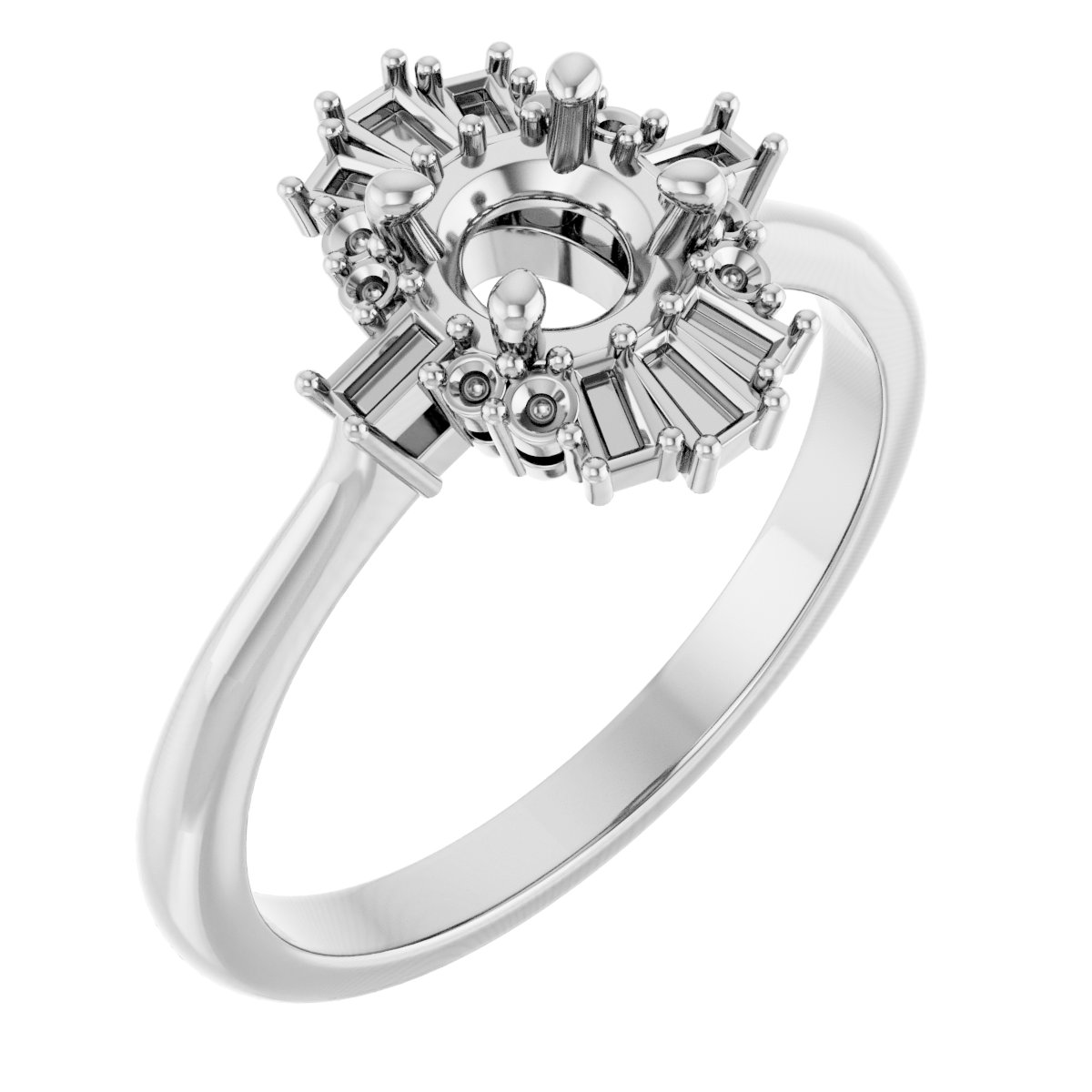 Halo-Style Engagement Ring or Band