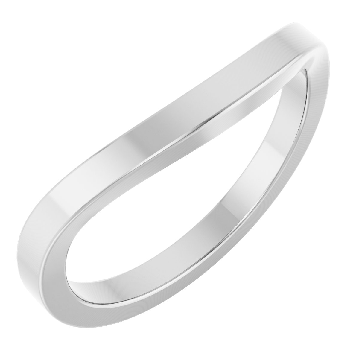 Half-Bezel Two-Stone Engagement Ring or Band