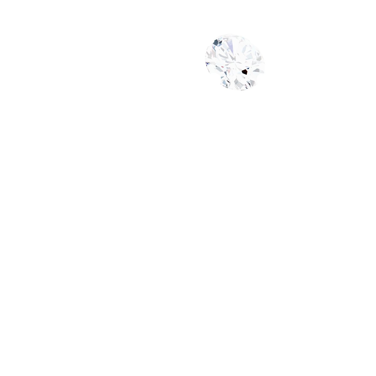 Two-Stone Bypass Engagement Ring