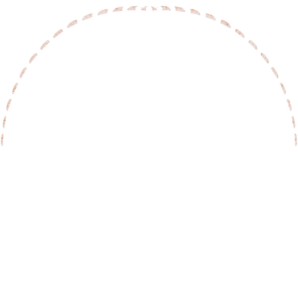 Alternative view of 1/6 CTW Natural Diamond Contour Band – 14K Rose Gold