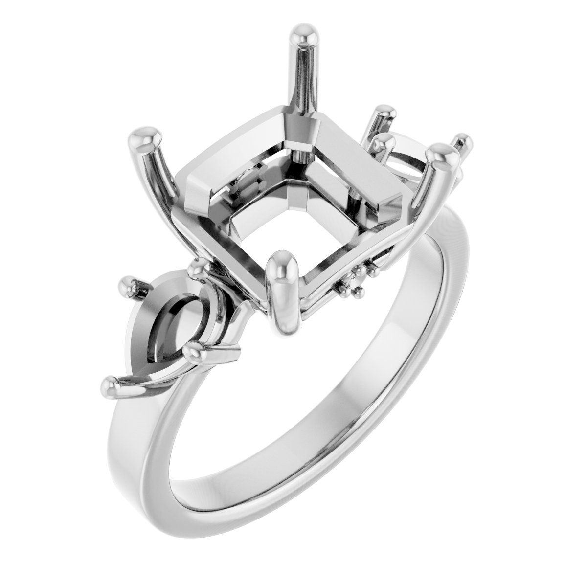 Three-Stone Engagement Ring