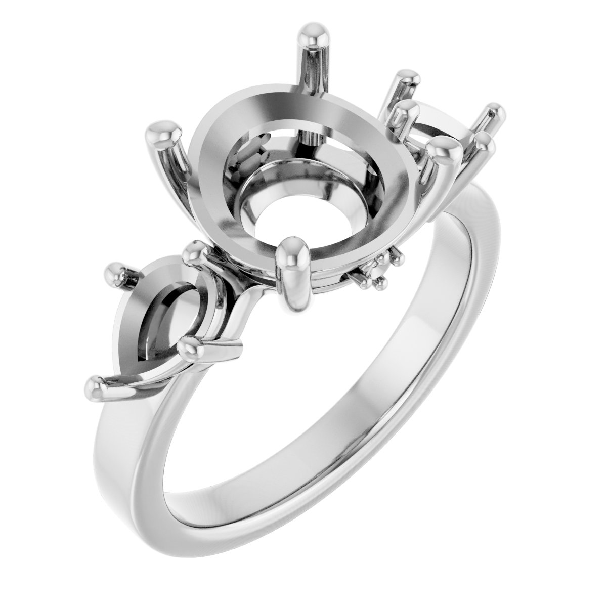 Three-Stone Engagement Ring